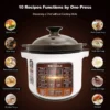 H02343785d3cd4a239c9c08cac039f265o.webp Tonze Electric Stew Pot, 4L Full-automatic Soup Maker Ceramic Inner Pot 3~6 people Healthy Porcelain Slow Cooker