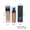 30ML Foundation Makeup Base Nude Face Liquid Cover Concealer Long lasting Skin care Foundation Private Label Foundation