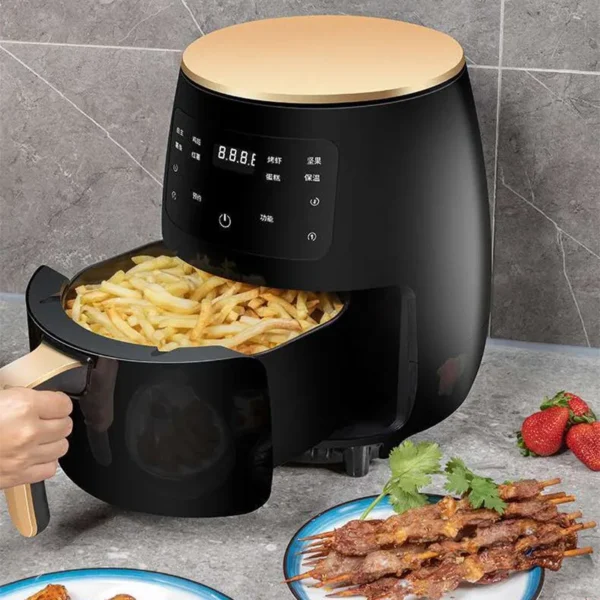 Chicken express aire freidora hornos oil free commercial electric pressure stainless steel liner pressure air fryer digital