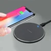 Qi Wireless Charge LED Light Mobile Fast Charging Pad Wireless Phone Charger W7A 15W 10W For iphone Apple Android Samsung Huawei