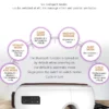 H08a1281c4fdc41bdbcceb9cb78762386W.webp Music Function Comfortable Eye Fatigue Massage Equipment 3 Gears Hot Compression Smart Eye Massager