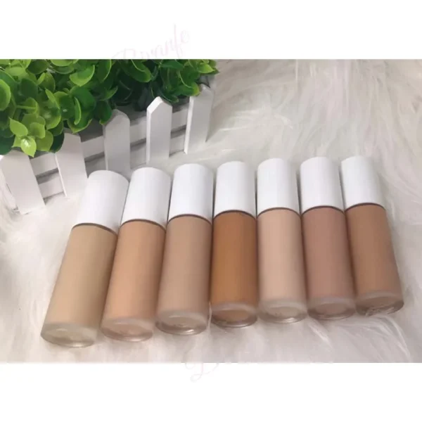 bulk small order makeup liquid private label vegan full cover water proof skin foundation