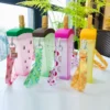 50% OFF Ins cute girl heart straw cup female student casual summer creative popsicle water cup handbag shoulder bag