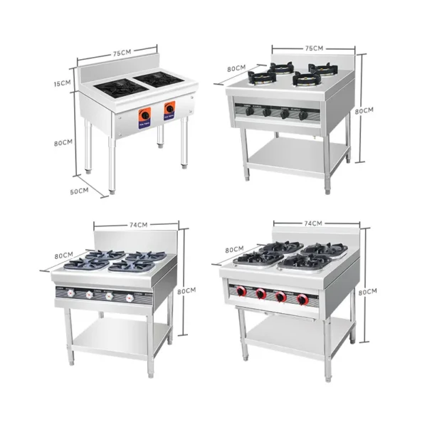 Lyroe Commercial Multifunctional Multi-Burner Low/Medium Pressure Gas Cooker clay pot cooking cookware gas cooker