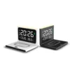 Newest 2 in 1 fast alarm clock Wireless Charger Stand,Cell Phone Holder home 2 in 1 wireless charger with alarm clock