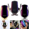 H20b1f515534a4633bd8afd154a383218o.webp R1 Smart Infrared Sensor Car Wireless Charger Air Vent Mount Smart Automatic Clamping Simple Fast car charger wireless