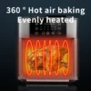 12L 2400W air fryer oven air deep fryer for commercial and home use