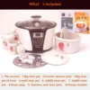 Tianji Electric Crock Pot China Health Cooker Stainless Steel OEM Automatic Multi Slow Stew Cooker with Ceramic Liner