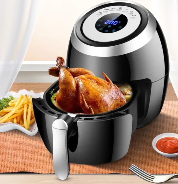 Manufactures hot sale air fryer large capacity air fryer 5.5 liter digital power air fryer wholesale