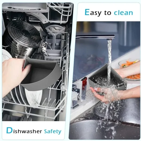 Multi-Purpose Soup Pot Heat Resistant Reusable Compatible Insert Oval Cooker Divider Crock Pot Silicone Crockpot Slow Liner