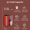 Touch screen air fryer oven 5l digital electric deep power air fryer oven steam oven air fryer