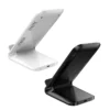 Wireless phone charger charging stand station chargers portable 10w 15w bamboo wooden fast wireless car phone holder charger