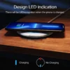 EONLINE LED 10W 15W Fast Wireless Charger For Samsung Galaxy S20 S10 S9 S8 Note 10 9 USB Qi Charging Pad For iPhone 14 13 Pro