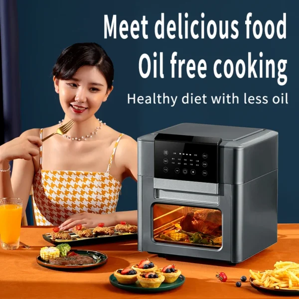 12L 2400W air fryer oven air deep fryer for commercial and home use