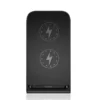 Wireless phone charger charging stand station chargers portable 10w 15w bamboo wooden fast wireless car phone holder charger