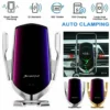 H7be58cdc890f43889b5bc1d5b69aab6fN.webp R1 Smart Infrared Sensor Car Wireless Charger Air Vent Mount Smart Automatic Clamping Simple Fast car charger wireless