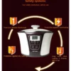 Tianji Electric Crock Pot China Health Cooker Stainless Steel OEM Automatic Multi Slow Stew Cooker with Ceramic Liner