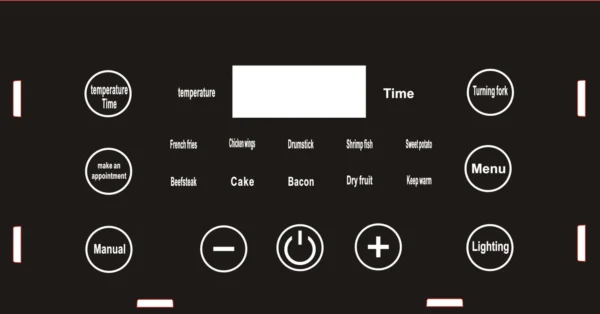 12L 2400W air fryer oven air deep fryer for commercial and home use