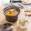 Tonze OEM Slow Cooker Portable Multi Use Electric Purple Clay Stew Pot Healthy Baby Food Crock pot Cooker