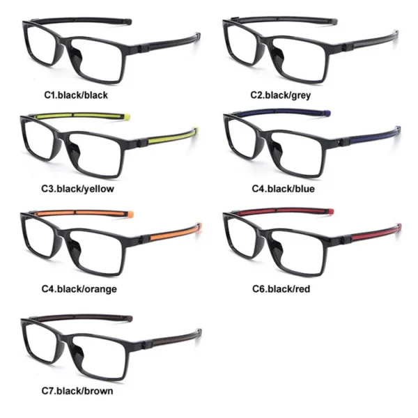 Cheap Fashion magnet sport flex Men Women plastic PC adjustable scalable tr90 optical frame glasses