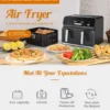 H9fd1fffb98d94e46bb3e216d0a5816deK.webp Air Fryer Machine Square Professional Hot Seller Multi Electric Air Fryer