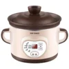 Tonze OEM Slow Cooker Portable Multi Use Electric Purple Clay Stew Pot Healthy Baby Food Crock pot Cooker