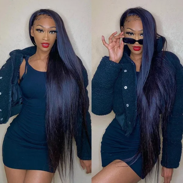 Wholesale Raw Straight Wig Vietnamese Unprocessed virgin Human Hair invisible Lace Frontal Wigs Silk Straight Wave Wig