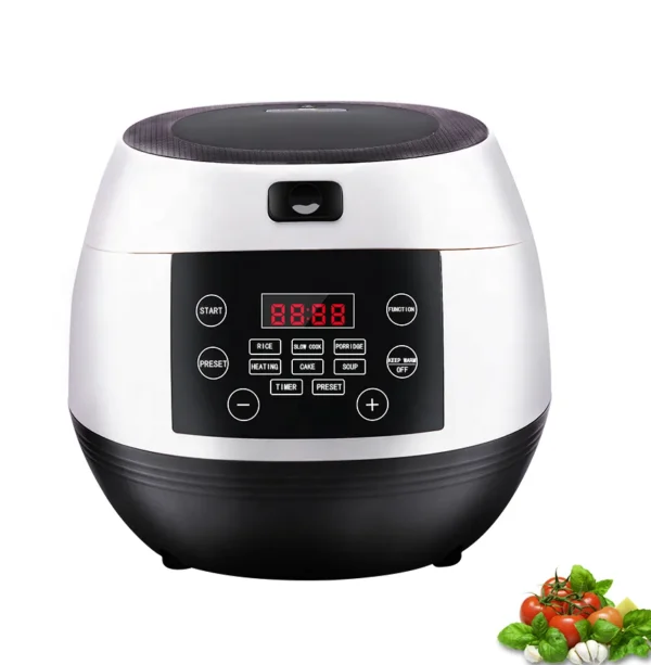 Upgraded 3L Smart Rice Cooker Cylinder 500W Car Noodles Cooker Liner Upgraded Non-stick Rice Cooker Electric OEM Stainless Steel