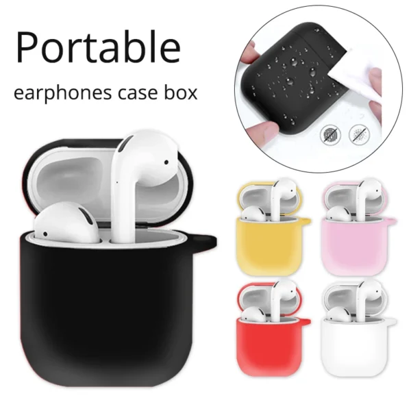 Customized Christmas Gifts Cute TPU Earphone Accessories, Headphones Charging TPU Cases For Apple Airpods