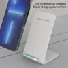 Hb0397423cfeb4fe9ad26f8b597b723b2E.webp High Quality Custom multifunction portable charge type c phone charger fast charging Holder 15W Stand Foldable Wireless Charger