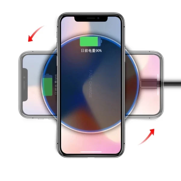 ROCK Qi Fast Charging 10W Wireless Charger For i Phone 11 Pro XS XR X 8 Airpods Quick Charge 3.0 Wireless Charging Pad