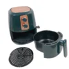 4.8L 1350W Personal Compact Healthy  Air Fryer Oilless Air Deep Fryers With Adjustable Temperature Control 30 Minute Timer