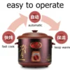 Tonze Slow Cooker Digital Multi-Functional Rice Cooker Programmable Purple Clay Stew Pot Healthy Soup Cooker