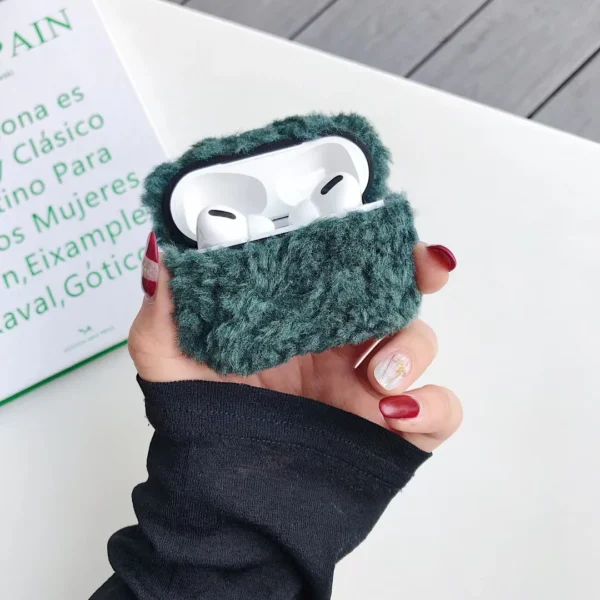 hot autumn winter Plush case for airpod General 1&2 and new airpods pro with Carabiner Japan and Korea