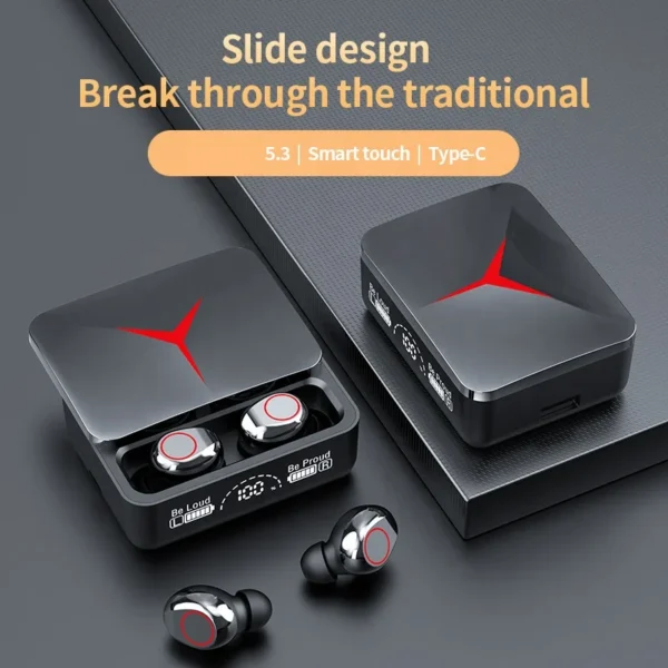 Tws wireless auriculares audifonos m90 pro m90pro tws gaming in ear power bank fone earbuds earphones headphones m90 pro