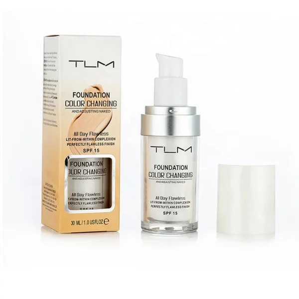 TLM color changing waterproof skin whitening makeup concealer liquid foundation