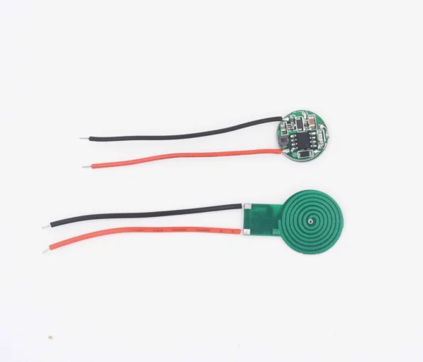 Taidacent 5V Input Electric Toothbrush Wireless Charger 16mm PCBA Board Coil 5V 200mA Wireless Charger Receiver Module