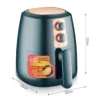 4.8L 1350W Personal Compact Healthy  Air Fryer Oilless Air Deep Fryers With Adjustable Temperature Control 30 Minute Timer
