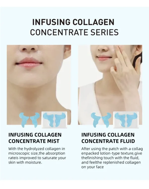 Professional Gel Eye Mask for Eyes Puffiness Anti Aging Removing Bags Deep Hydration Hydrolyzed Collagen Eye Pads