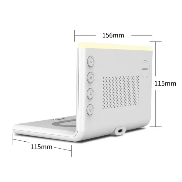 Newest 2 in 1 fast alarm clock Wireless Charger Stand,Cell Phone Holder home 2 in 1 wireless charger with alarm clock