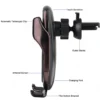 Hf1d8f7361aef40098de24c2b5a565f7d5.webp R1 Smart Infrared Sensor Car Wireless Charger Air Vent Mount Smart Automatic Clamping Simple Fast car charger wireless