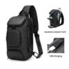 Waterproof shoulder chest crossbody sling bag for men