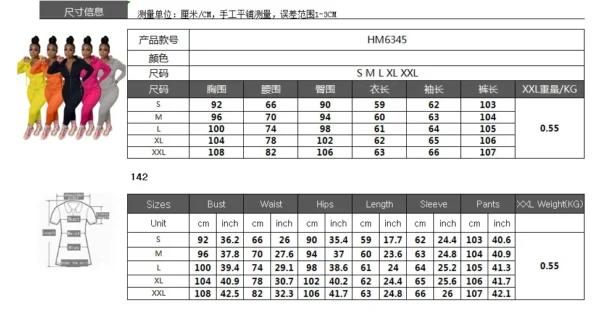 casual long sleeve hoodie sets winter 2 piece sets for women